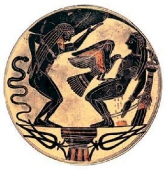 Орел и Прометей. Вазопись